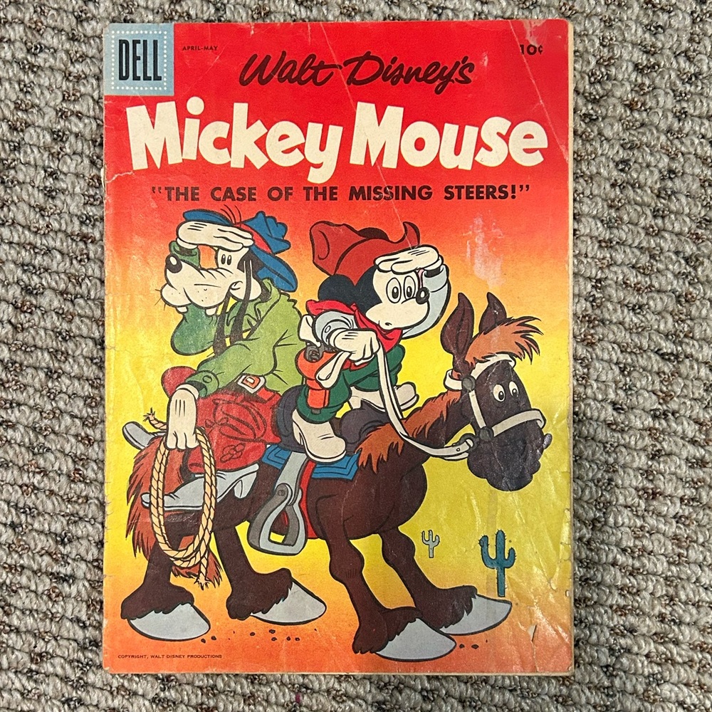 Walt Disney’s MICKEY MOUSE No. 53 April - May 1957 Dell Comic